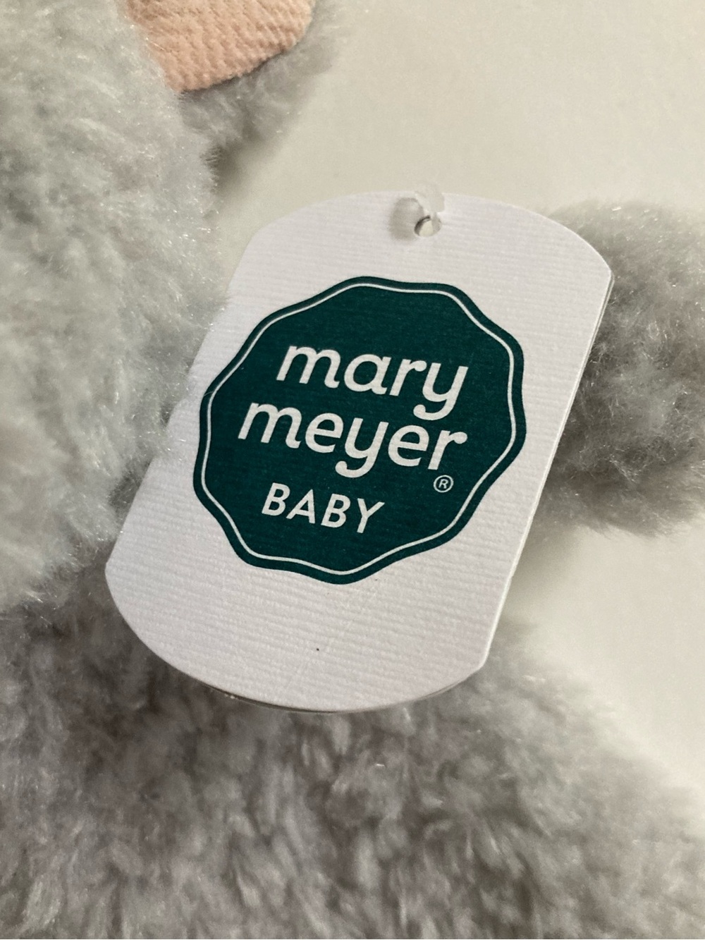 NEW Mary Meyer Baby Again Friends Mouse Lovey 13" Security Blanket Gray Recycled - Picture 4 of 9